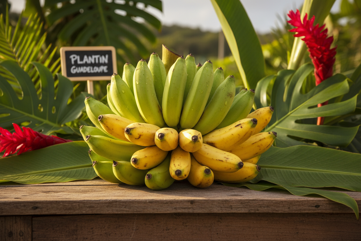 Banane jaune de Guadeloupe — 1 kg