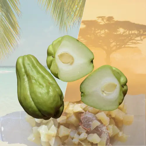 Christophines vertes fraîches en lot de 1 kg chez Sougou Express