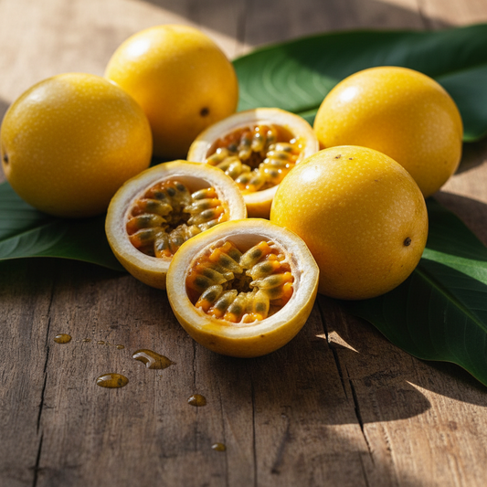 Maracudja jaune de Guadeloupe vendu à la pièce ou en duo par Sougou Express