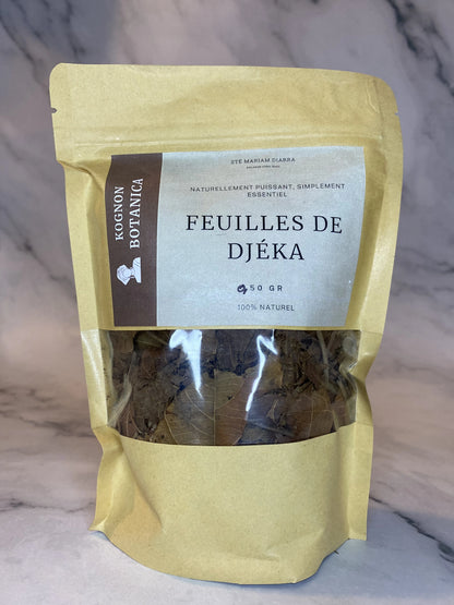 Feuilles de Djéka séchées – Tisane bien‑être 50 g - Sougou Express